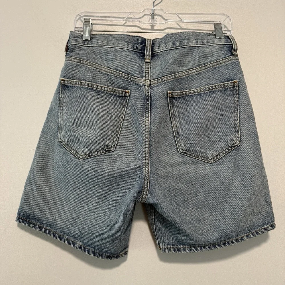 Agolde Criss Cross Jean Short in Momentum Size 24 - Picture 4 of 7